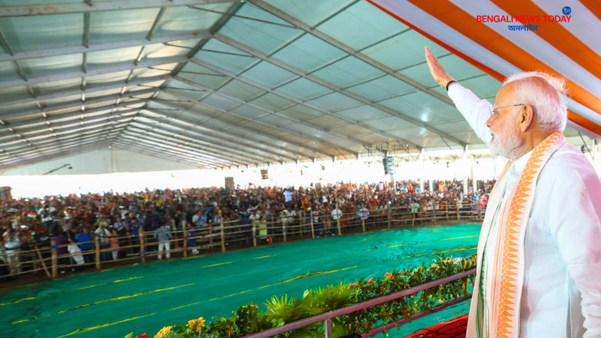 modi on durgapur west bengali